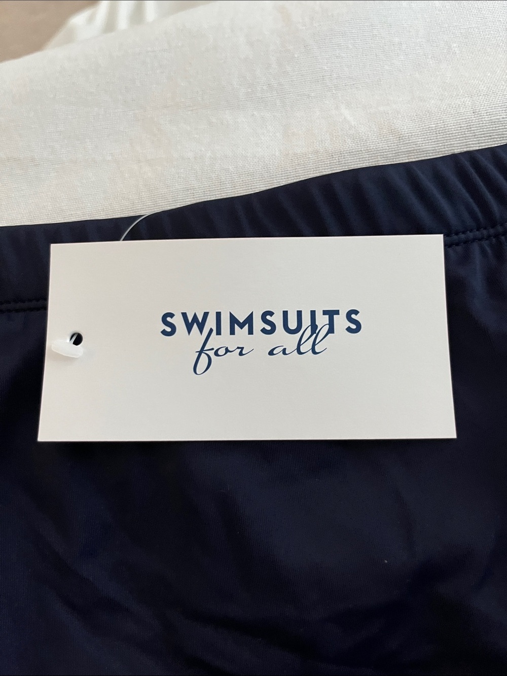 👙 Swimsuits For All Navy Swim Skort with Tag - Solid Navy